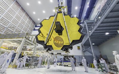 Dolgo pričakovana izstrelitev teleskopa James Webb