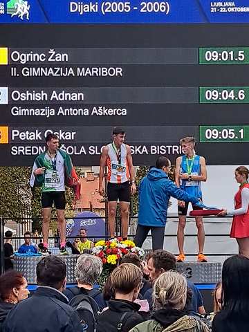 Oskar Petak tretji na 27. ljubljanskem maratonu