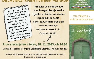 Delavnica kreativnega pisanja